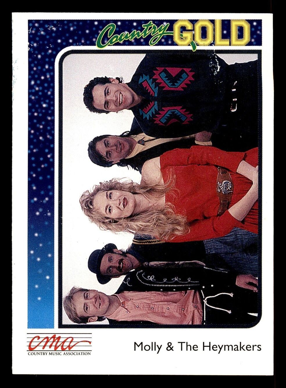 1992 Sterling Country Gold #13 Molly & The Heymakers Card